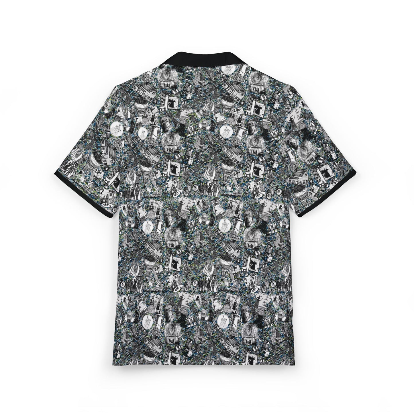 Wizard of Oz unisex Bowling Style/Hawaiian Button-Down Shirt (AOP)