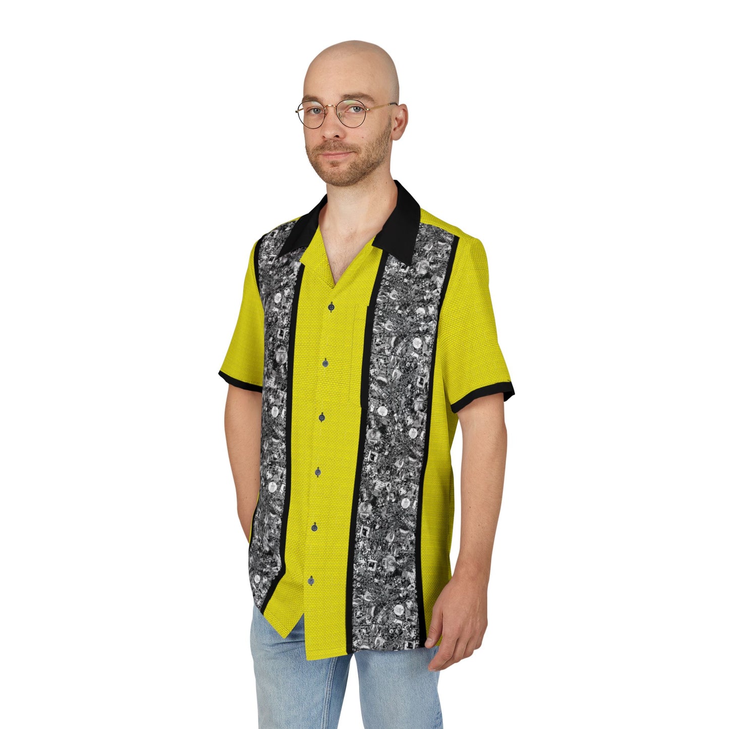 Wizard of Oz  Unisex Bowling Style Button-Down Shirt (AOP) S to 3XL