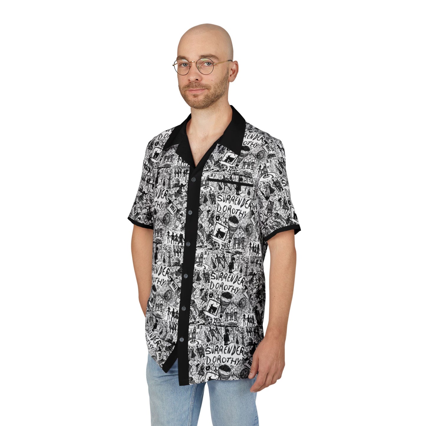 Dorothy's Trip to Oz  Button-Down Shirt (AOP) S to 3XL Unisex
