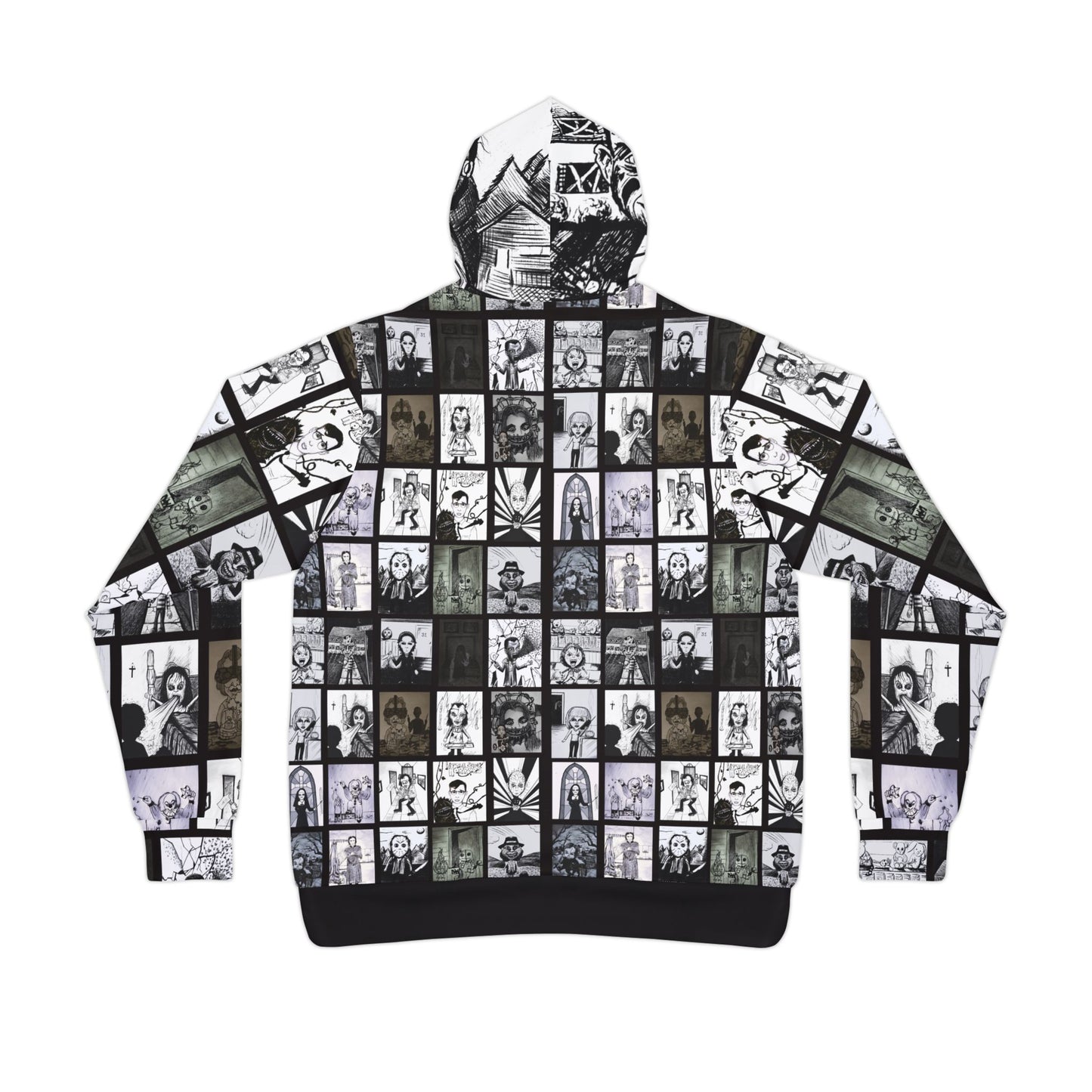 Horror Hoodie 20 of Our Favorite Horror Icons FREE S & H Pull-Over  8 Sizes XS-4XL