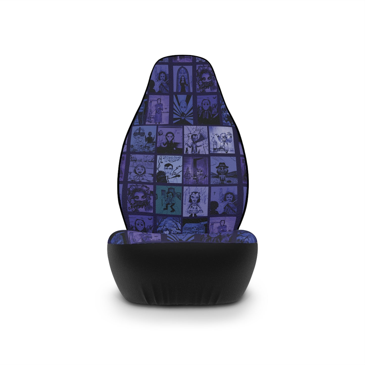 Horror Blue Car Seat Covers- FREE S&H 20 Infamous Villain  Ride or Die