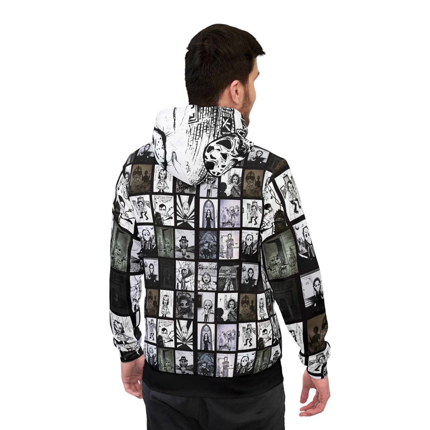 Horror Hoodie 20 of Our Favorite Horror Icons FREE S & H Pull-Over  8 Sizes XS-4XL